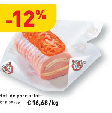 Offre: Rôti de porc orloff