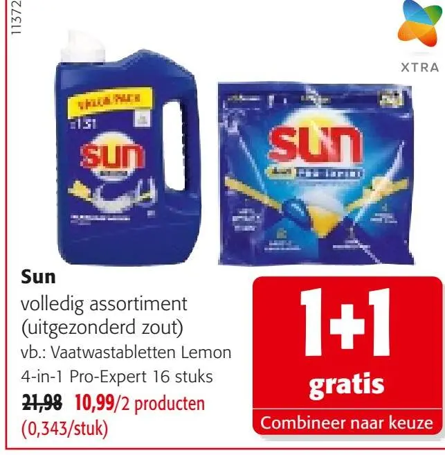 Promotie: Vaatwastabletten Lemon 4-in-1 Pro-Expert