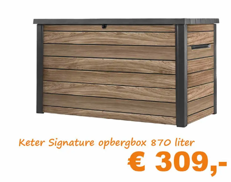 Aanbieding: Keter Signature opbergbox