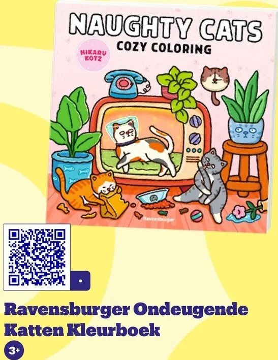 Promotie: Ondeugende Katten Kleurboek