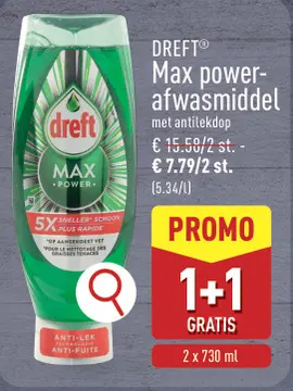 Aanbieding: DREFT® Max power-afwasmiddel