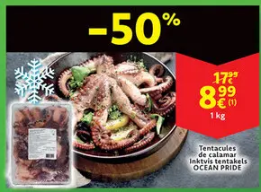 Offre: Tentacules de calamar