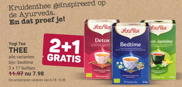 Aanbieding: Yogi Tea Thee