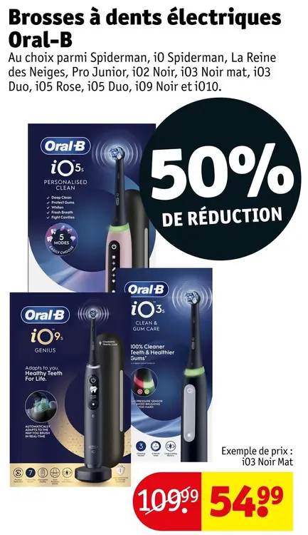 Offre: Brosses à dents électriques