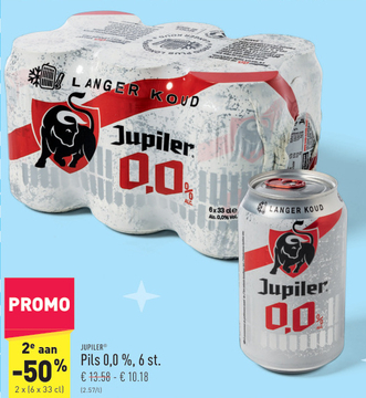 Aanbieding: JUPILER® Pils 0,0 %