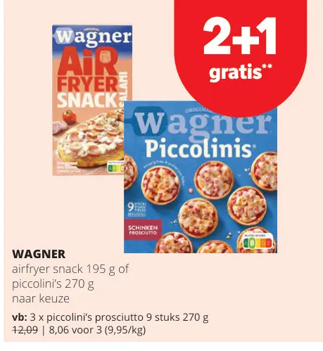 Promotie: Airfryer snack of piccolini's
