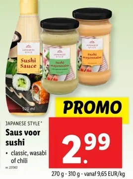 Aanbieding: Saus voor sushi