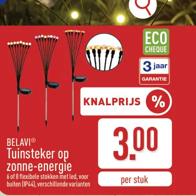 Promotie: Tuinsteker op zonne-energie