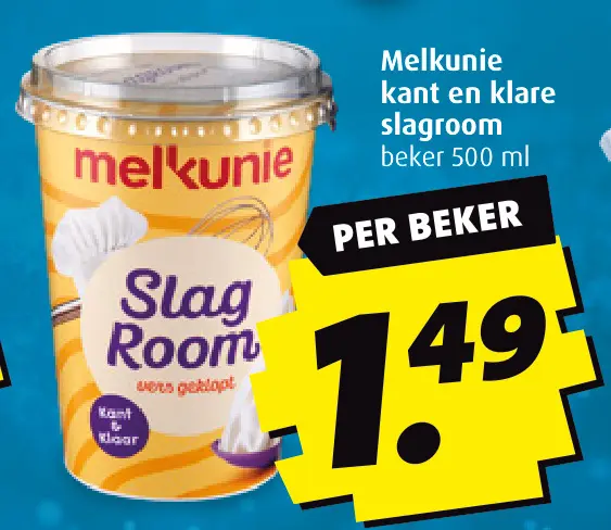 Aanbieding: Kant en klare slagroom
