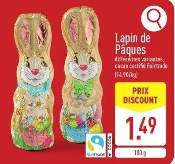Offre: Lapin de Pâques