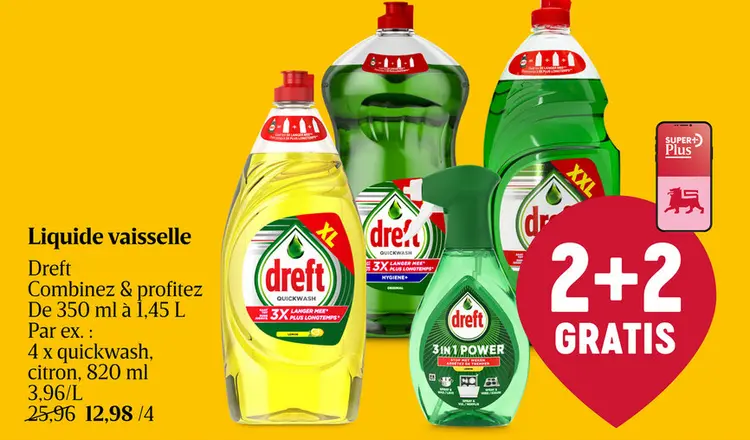 Offre: Liquide vaisselle
