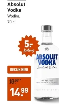 Aanbieding: Wodka