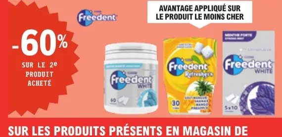 Promotie: Freedent Chewing Gum