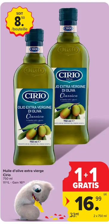 Offre: Huile d'olive extra vierge