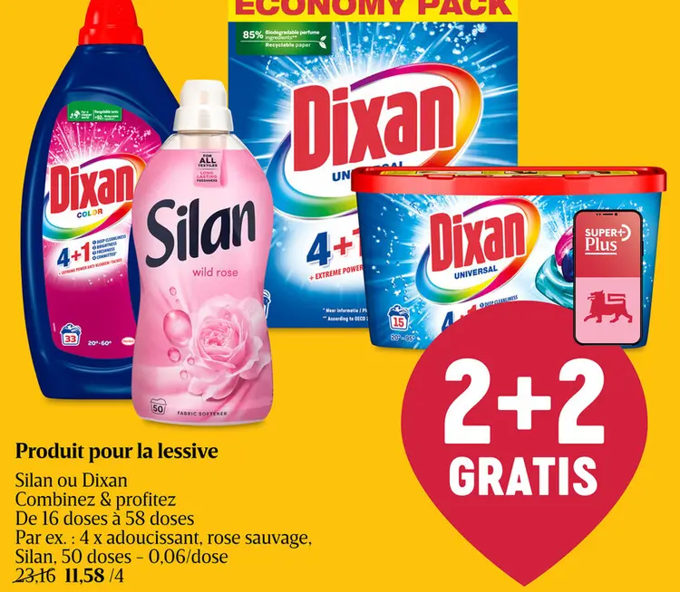 Offre: Produit pour la lessive