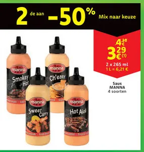 Aanbieding: Saus MANNA