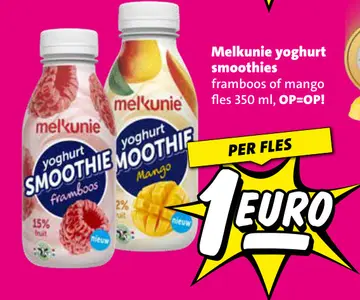 Aanbieding: Melkunie yoghurt smoothies