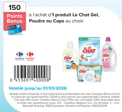 Offre: Le Chat Gel, Poudre ou Caps