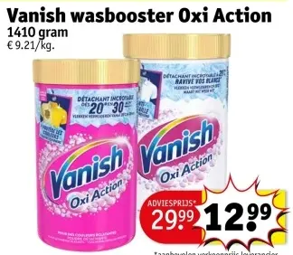 Promotie: wasbooster Oxi Action