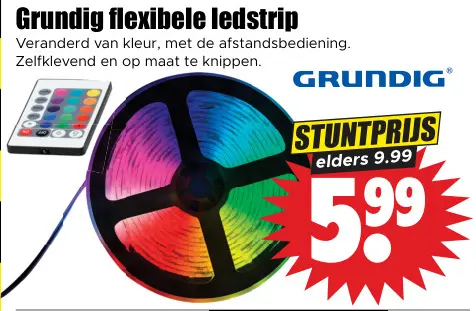 Aanbieding: Flexibele ledstrip