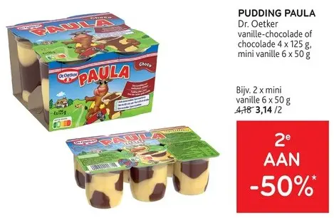 Promotie: Pudding paula