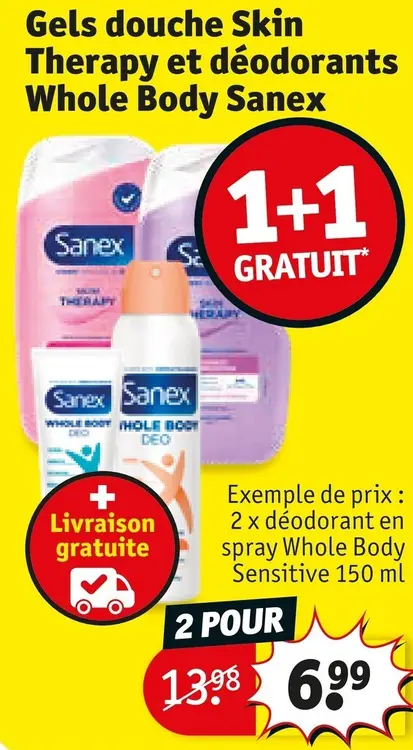 Offre: Gels douche Skin Therapy et déodorants Whole Body