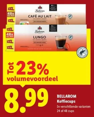 Aanbieding: Bellarom Koffiecups