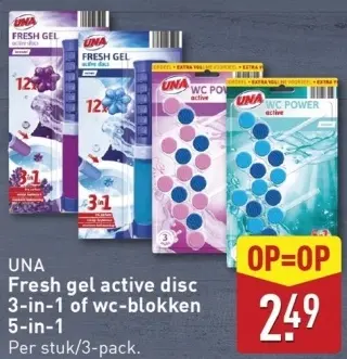 Aanbieding: Fresh gel active disc 3-in-1 of wc-blokken 5-in-1