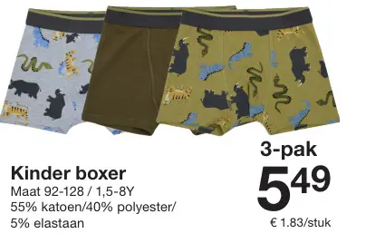 Promotie: Kinder boxer