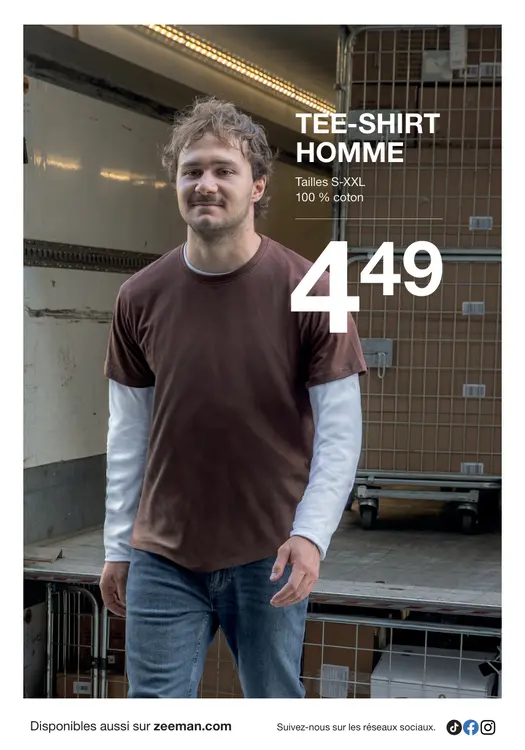 Offre: Tee-shirt homme