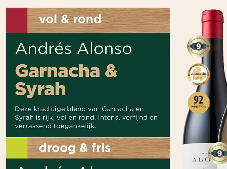 Aanbieding: Andrés Alonso Garnacha & Syrah