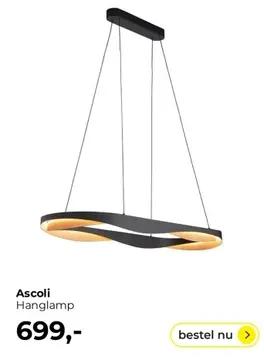 Aanbieding: Ascoli Hanglamp