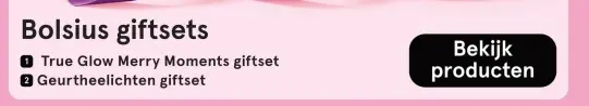 Aanbieding: Bolsius giftsets
