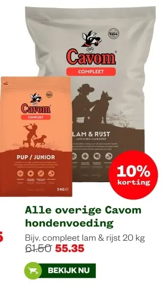 Aanbieding: Cavom hondenvoeding
