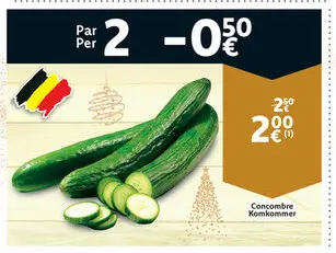 Promotie: Concombre