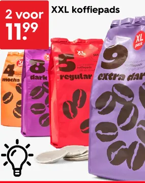 Aanbieding: XXL koffiepads