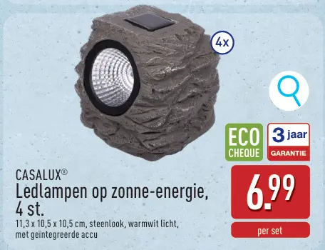 Promotie: Ledlampen op zonne-energie