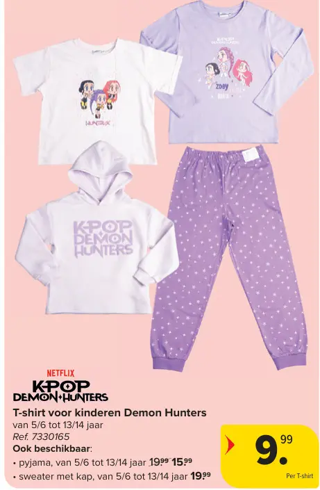 Promotie: T-shirt voor kinderen Demon Hunters