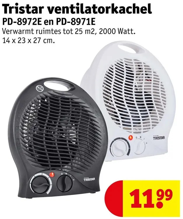Promotie: Ventilatorkachel PD-8972E en PD-8971E
