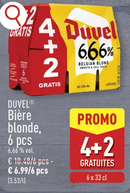 Offre: Bière blonde