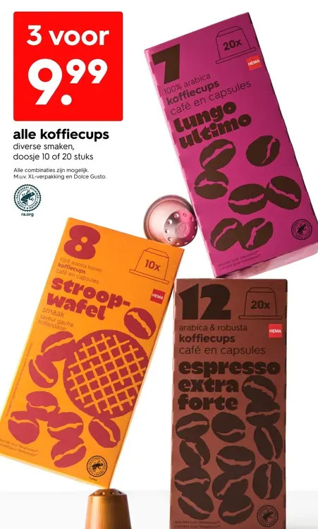 Aanbieding: koffiecups
