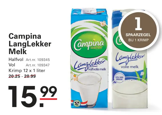 Aanbieding: LangLekker Melk