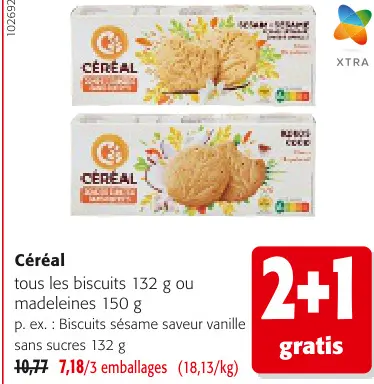 Offre: Céréal