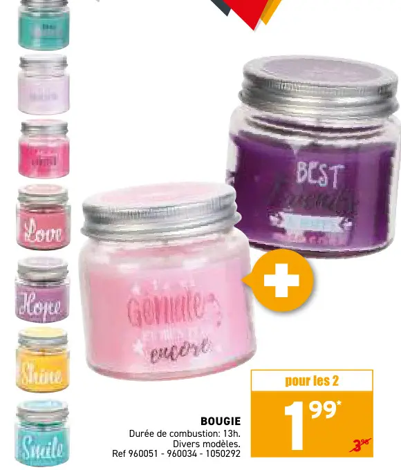 Offre: Bougie