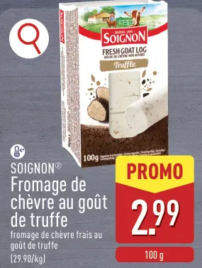 Offre: Fromage de chèvre au goût de truffe