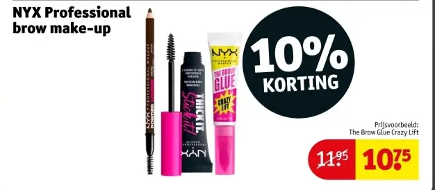 Aanbieding: NYX Professional brow make-up