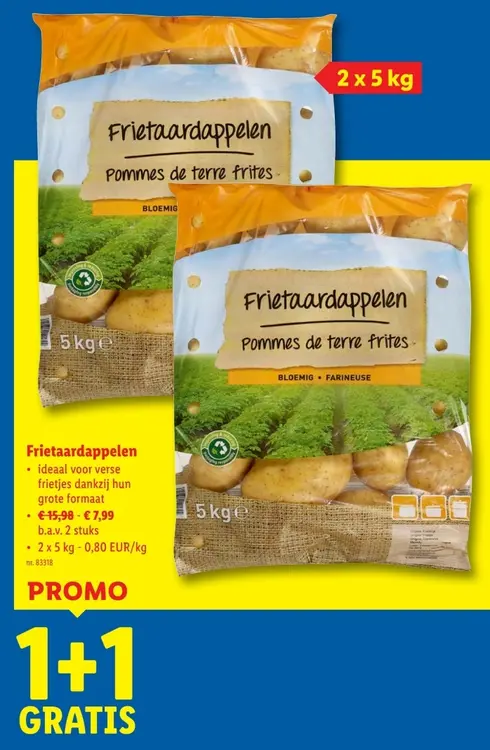 Promotie: Frietaardappelen