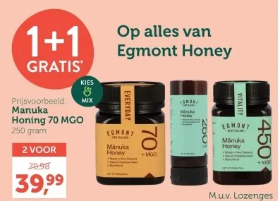 Aanbieding: Manuka Honing 70 MGO