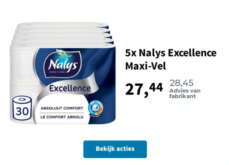 Aanbieding: Nalys Excellence Maxi-Vel