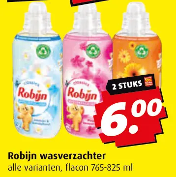 Aanbieding: Robijn wasverzachter